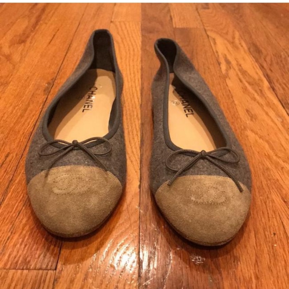 **SOLD** CHANEL Ballerinas SZ 41.5 - Picture 3 of 7